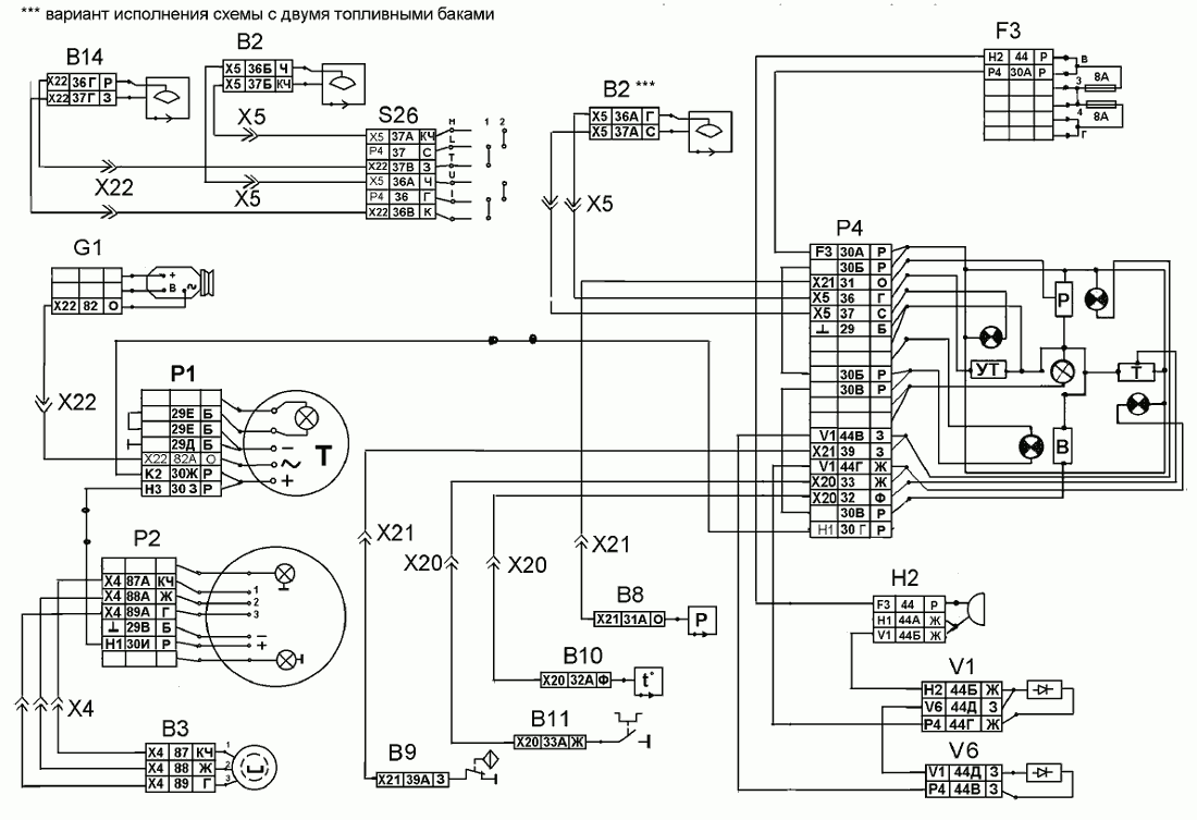 Электросхема выключателя массы камаз
